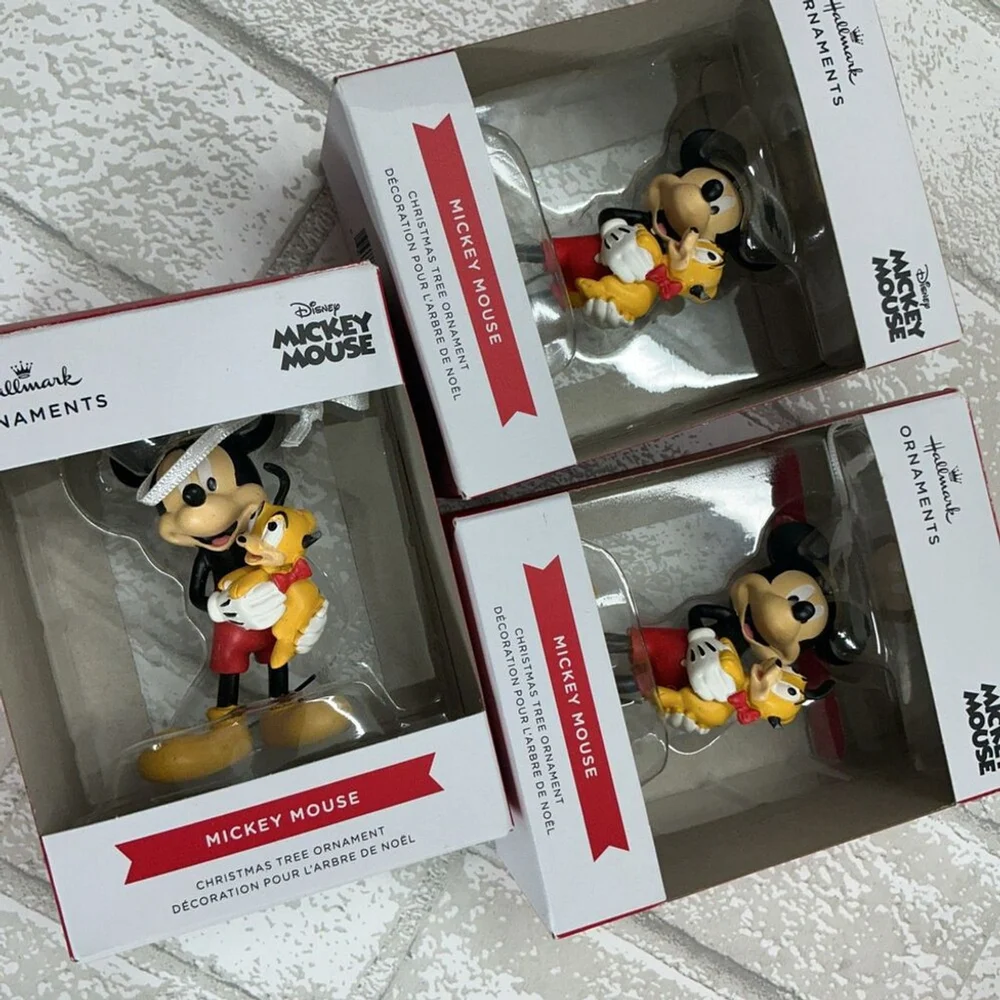 Disney Mickey Mouse Hallmark Ornaments Lot